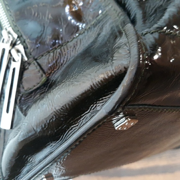 Loewe Amazona 36 Brown Patent Leather Lock and Key - Picture 6 of 16